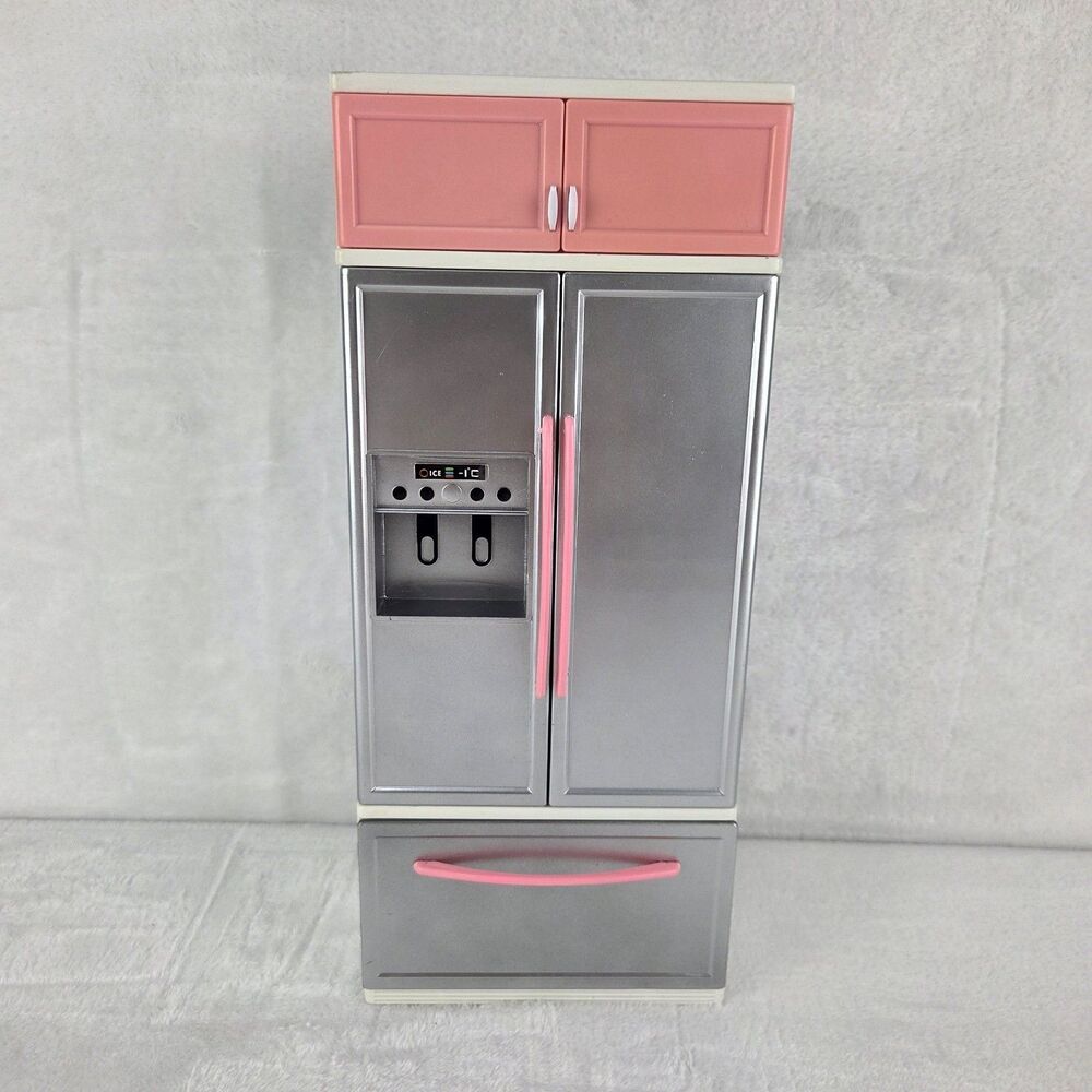 Barbie Doll Refrigerator Fridge Kitchen Furniture Replacement Unmarked
